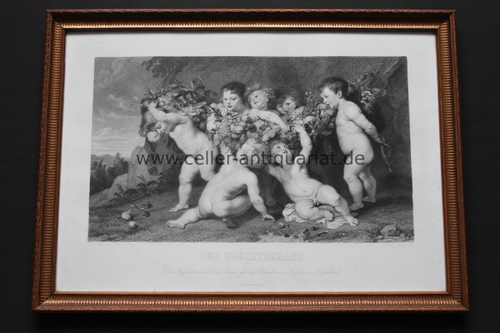 Rubens, Peter Paul - Der Frchtekranz. ( mit Putten)