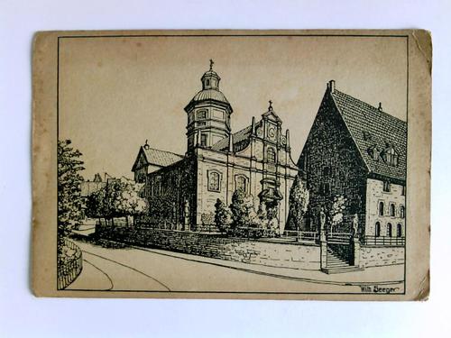 Hildesheim - Postkarte: Hildesheim - Kirche zum heiligen Kreuz