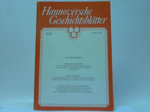 Hannover - Hannoversche Geschichtsbltter. Neue Folge, Band 43