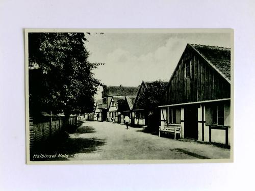 Hela, Halbinsel - Postkarte: Dorfstrae