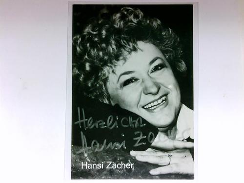 Zacher, Hansi - Signierte Autogrammkarte