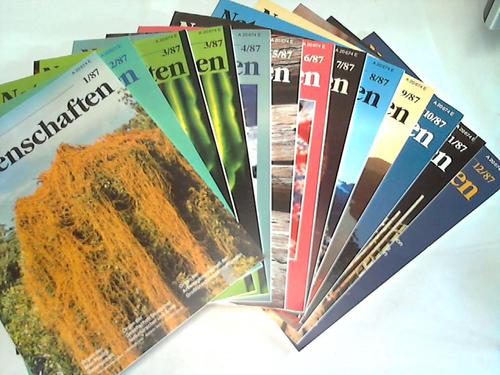 Naturwissenschaften - 74. Jahrgang 1987. 13 Hefte (Heft 3 doppelt)