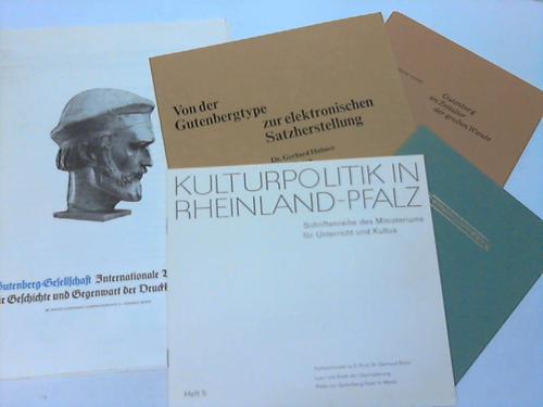 Gutenberg-Gesellschaft - 4 verschiedene Bnde