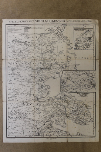 Petermann, A. - Spezial-Karte von Nord-Schleswig - Lithographie