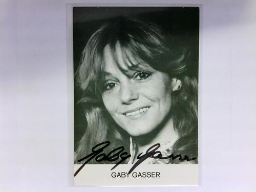 Gasser, Gaby - Signierte Autogrammkarte