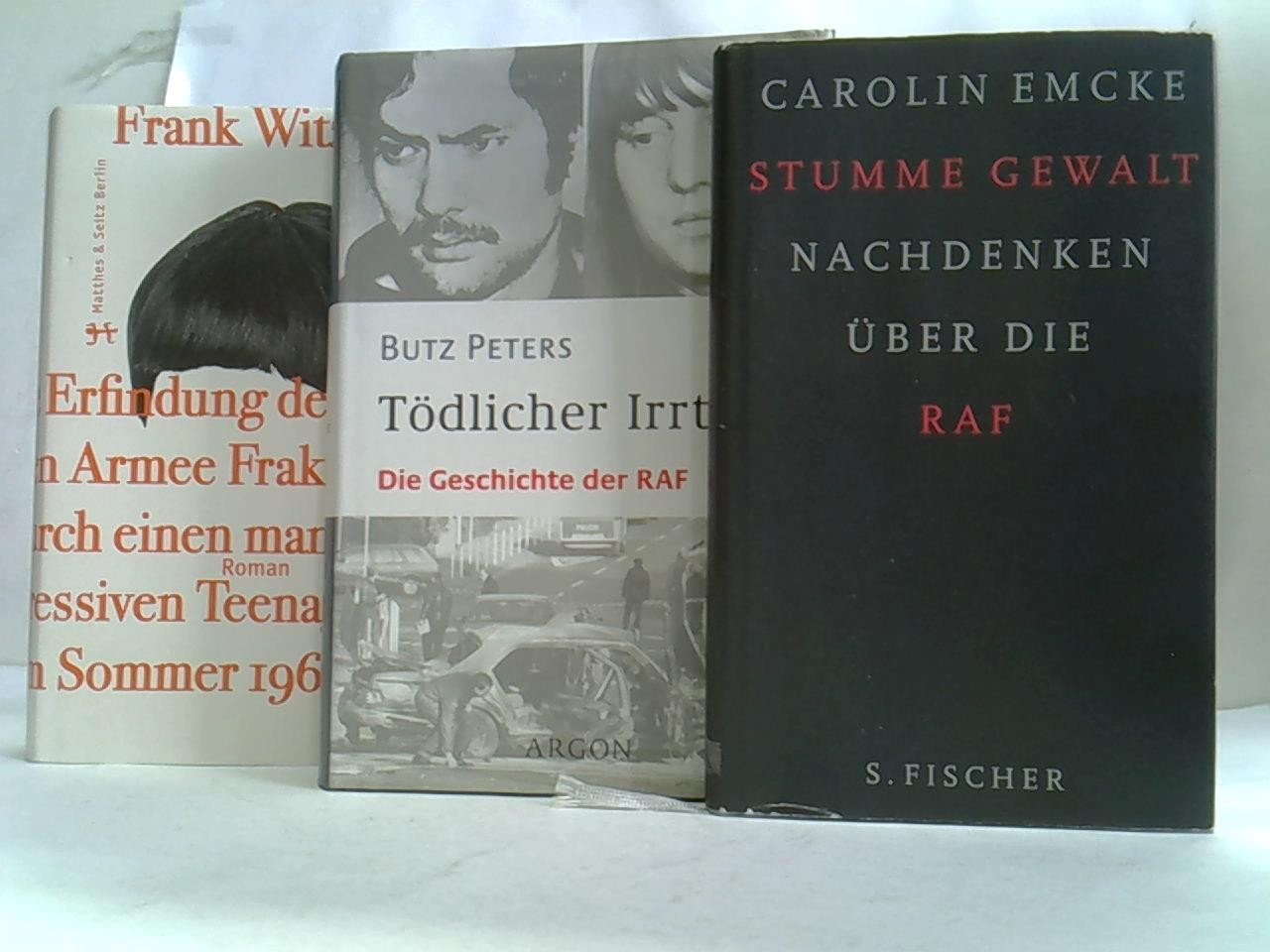 3 Bände: 2 Sachbücher und 1 Roman
