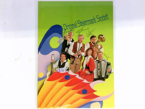 Steiermark Sextett, Original - Signierte Autogrammkarte