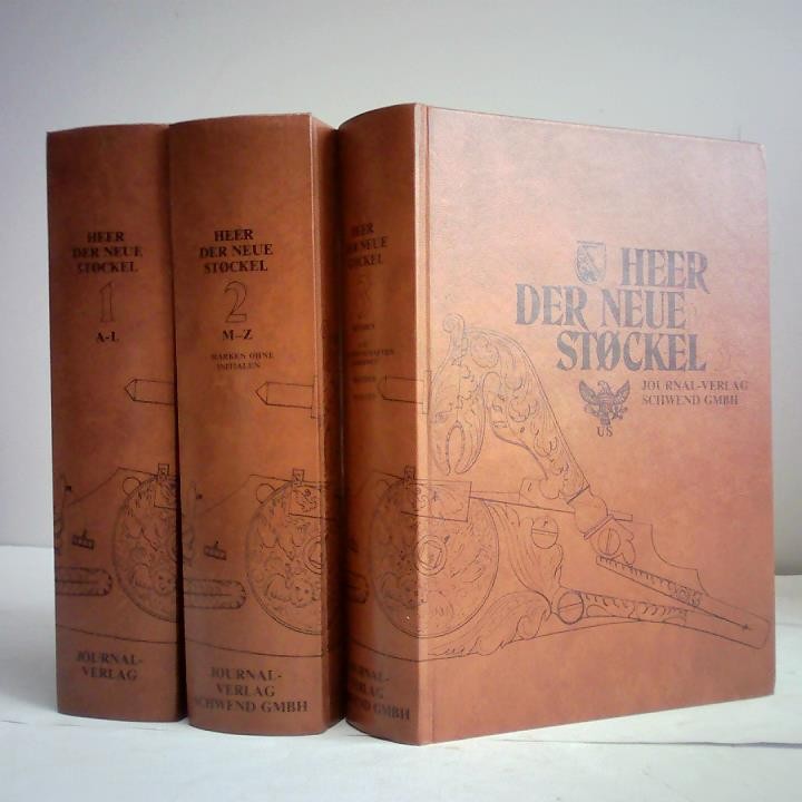 Der neue Stöckel. Internationales Lexikon der Büchsenmacher, Handfeuerwaffen-Fabrikanten und Armbrustmacher von 1400 - 1900. 3 Bände