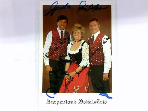 Burgenland Vokal-Trio - Signierte Autogrammkarte