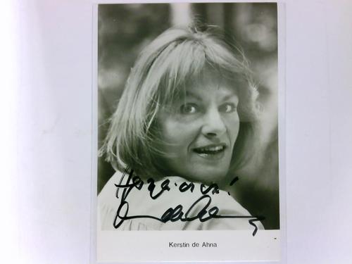 Ahna, Kerstin de - Signierte Autogrammkarte