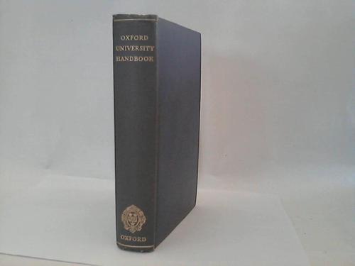 Handbook - To the University of Oxford