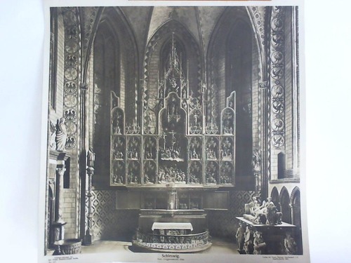 Schleswig - Dom, Brggemannscher Altar - Original-Aufnahme der Kgl. Preuss. Messbild-Anstalt Berlin, No. 157