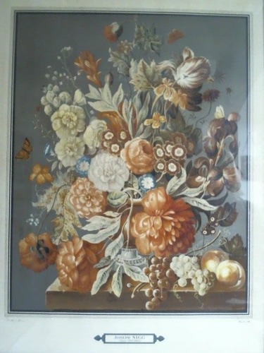 Nigg, Joseph (1782, Wien - 1863, ebenda) - Blumenbukett - Chromolithographie, nach dem Gemlde von Joseph Nigg