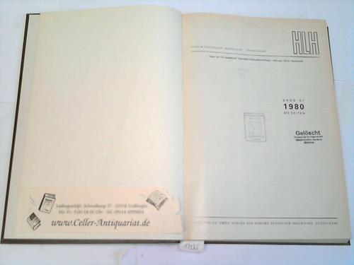Verein deutscher Ingenieure (Hrsg.) - Heizungs-, Klima-, Haustechnik. Band 31