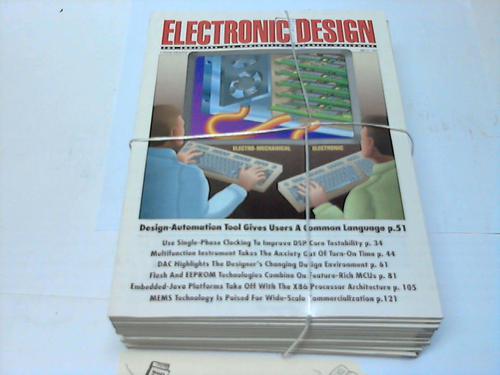 Electronic Design - For Engeneers and Engeneering Managers - Worldwide. 12 Hefte