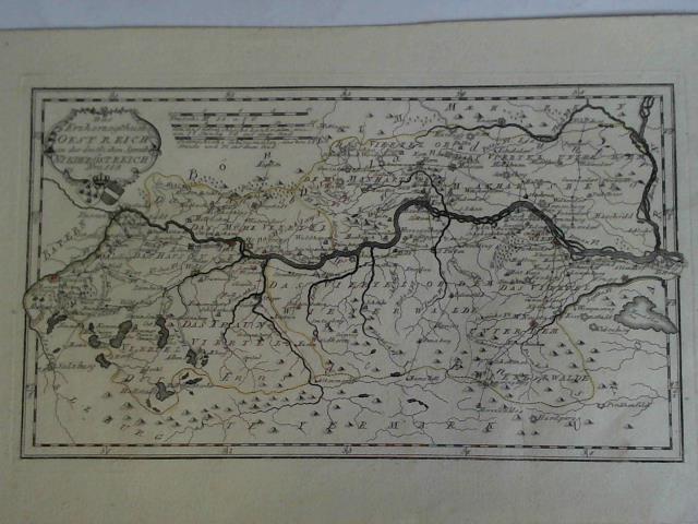Reilly, Franz Johann Joseph von (1766 - 1820) - Das Erzherzogthum Oestreich in der mtlichen Sprache Niederstreich, Nro. 119 - Teils grenzcolorierte Karte im Kupferstich