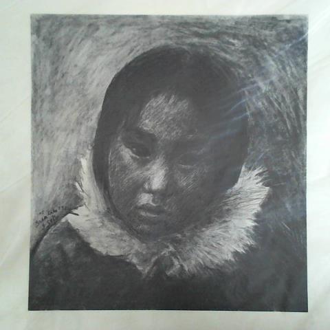 Gely, Gabriel - Eskimo Child - #2 - Seeloo. Kunstdruck auf Karton