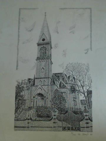 Strau, H. G. - Kirchenansicht - Lithographie
