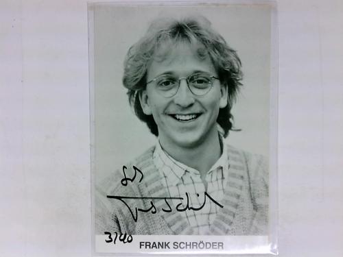 Schrder, Frank - Signierte Autogrammkarte