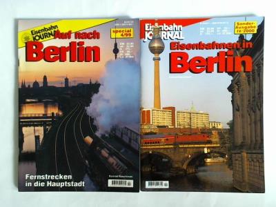 Eisenbahn-Journal - Special 4/99: Auf nach Berlin. Fernstrecken in die Hauptstadt; Konrad Koschinski / Sonder-Ausgabe IV/2000: Eisenbahnen in Berlin; Konrad Koschinski. Zusammen 2 Hefte