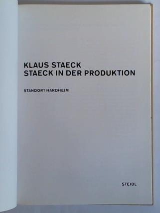 Staeck, Klaus - Staeck in der Produktion. Standort Hardheim