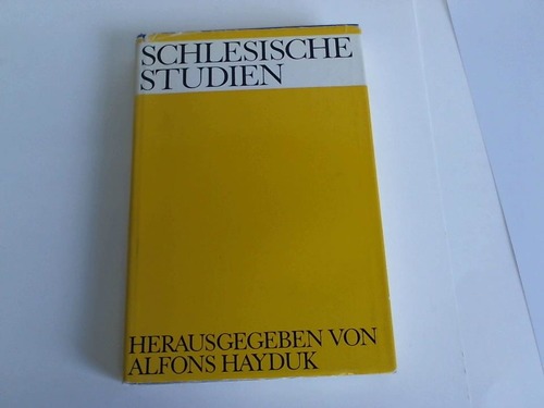 Hayduk, Alfons - Schlesische Studien
