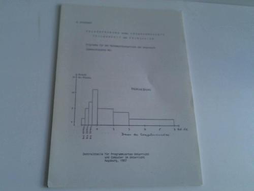 Brockmann, B. - Felderprobung eines Programmpakets. Teilbarkeit und Primzahlen. Programme fr den Mathematikunterricht der Unterstufe