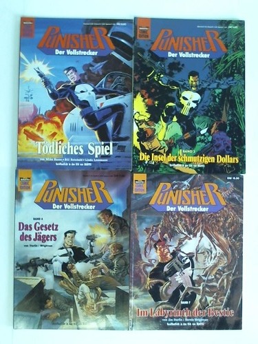 Punisher - Der Vollstrecker. Bastei Comic Edition. 4 Hefte