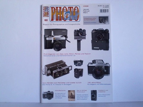 Photo-Deal - Magazin fr Photographica und Fotogeschichte, Nr. 60, I/2008