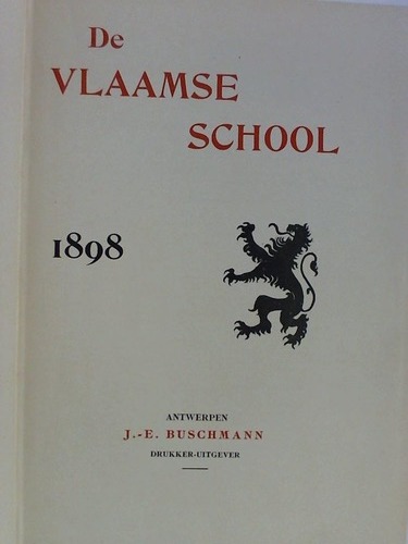 (Mieghem, Eugne van) - De Vlaamse School - Jaargang 1898