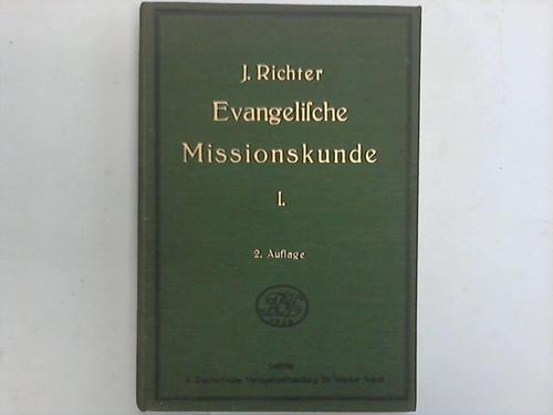 Richter, D. Julius - Evangelische Missionsgeschichte