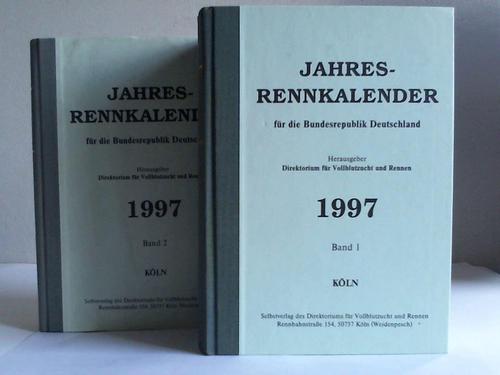 Direktorium fr Vollblutzucht und Rennen, Kln (Hrsg.) - Jahres-Rennkalender fr die Bundesrepublik Deutschland 1997. 2 Bnde