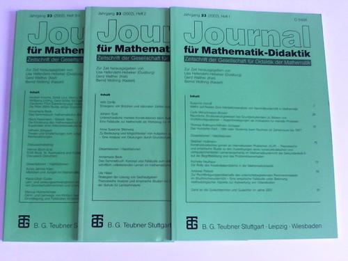 Hefendehl-Hebeker, Lisa/Walther, Gerd/Wollring, Bernd (Hrsg.) - Journal fr Mathematik-Didaktik. Zeitschrift der Gesellschaft fr Didaktik der Mathematik. Jahrgang 23, 2002, Heft 1 bis 4 in drei Heften