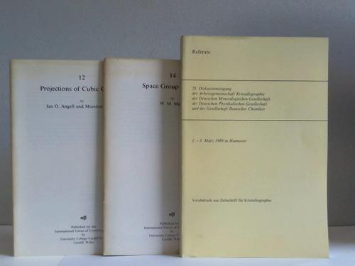 Deutsche Mineralogische Gesellschaft / Deutsche Physikalische Gesellschaft / Gesellschaft Deutscher Chemiker - Referate. 28. Diskussionstagung der Arbeitsgemeinschaft Kristallographie. 1.-3. Mrz 1989 in Hannover