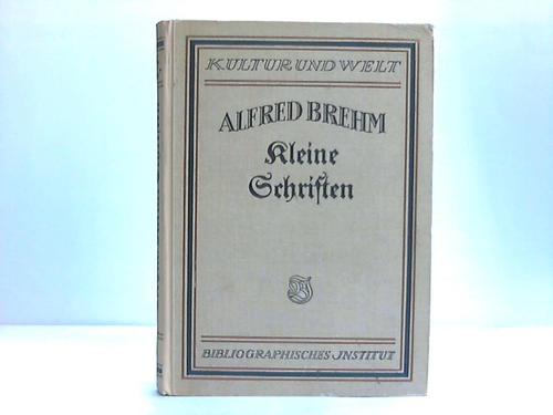 Brehm, Alfred - Kleine Schriften
