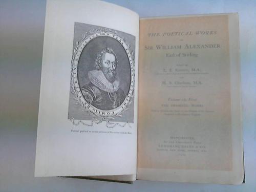 Publications of the University of Manchester - The poetical works of Sir William Alexander