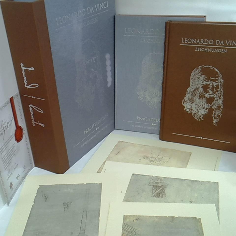 Die Zeichnungen und Miscellania von Leonardo da Vinci in der Sammlung Ihrer Majestät der Königin im Schloss Windsor. Anatomische Studien. 1 Kommentarband und 1 Tafelmappe