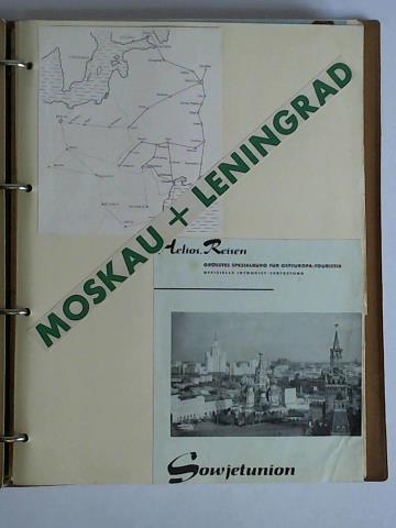 (Reiseandenken-Album) - Reise nach Moskau und Leningrad mit Helios-Reisen im Mrz/April 1961