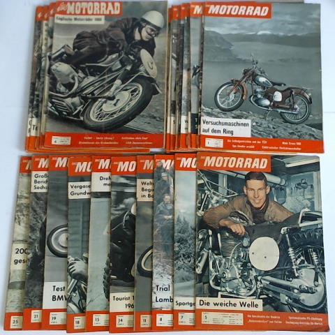 Motorrad, Das - Technik, Wirtschaft, Sport - Die deutsche Motorrad-Zeitschrift. 30 Hefte aus 1960, 1961 und 1962