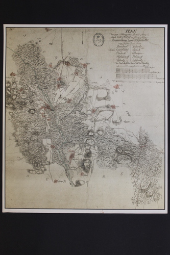 Calvrde - Niedersachsen - Plan der zum Schningischen District gehrigen Amts Calvrde im Herzogthum Braunschweig-Lneburg-Wolfenbttel