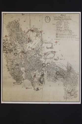 Calvrde - Niedersachsen - Plan der zum Schningischen District gehrigen Amts Calvrde im Herzogthum Braunschweig-Lneburg-Wolfenbttel