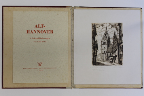 Btel, Fritz - Alt-Hannover - 3 (von 6) Original-Radierungen