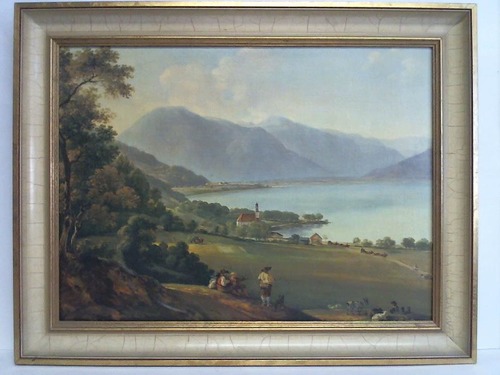 Dillis, Johann Georg (1759 - 1841) - Tegernsee - Kunstdruck auf Leinwand
