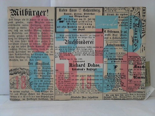 Ropohl, Hanna - 75 Jahre rido / Bielefeld 1883-1958. Buchbinderei / Herstellung von Fotoalben, Kalendern u. Kriegsreproduktionen
