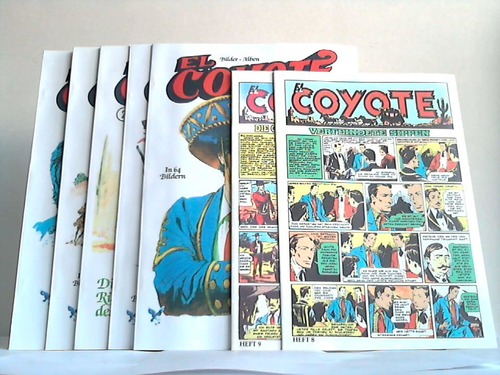 El Coyote - Sammelbilderalbum 2 - 6  (5 Bnder) und Hefte 7 - 10 (in 2 Heften)