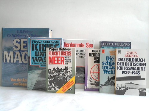 Kriegsmarine - Sammlung von 8 verschiedenen Bnden