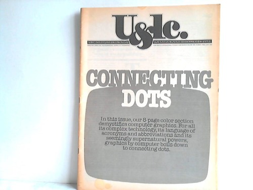 U&lc international - Upper and lower case. The international journal of Typographics. Volume 9, Number 3, Sept. 1982