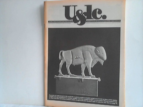 U&lc international - Upper and lower case. The international journal of Typographics. Volume 14, Number 2, August 1987