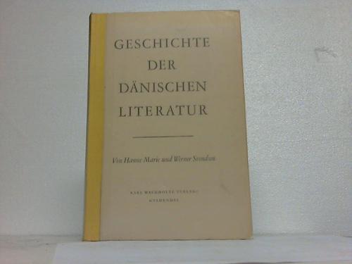 Svendsen, Hanne Marie und Werner - Geschihte der Dnischen Literatur