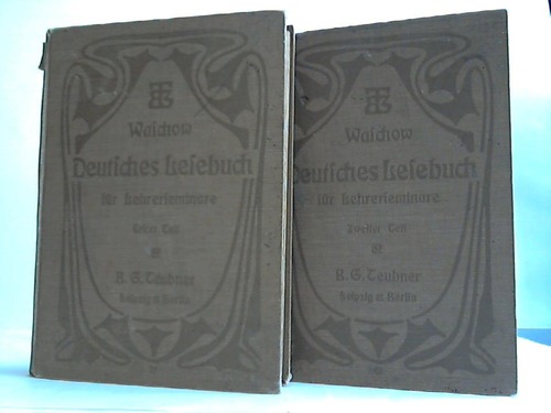 Waschow, Julius - Deutsches Lesebuch fr Lehrerseminare
